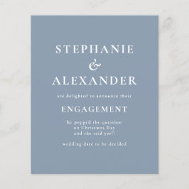 予算文字ダスティブルー婚約発表