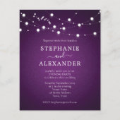 予算文字列ライトハート紫結婚の夕べ (正面)