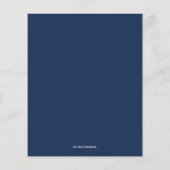 予算文字列ライトバースデーパーティ招待状 (裏面)