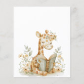 予算新しい章がキリン赤ちゃんシャワーを開始 (裏面)