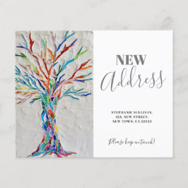 予算新住所の引越し案内カード