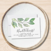 予算新住所の引越し案内カード ノートカード