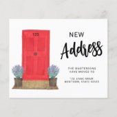 予算新住所の引越し案内 (正面)