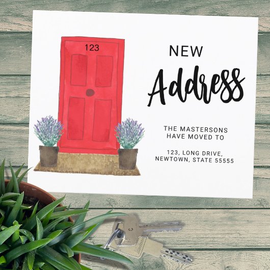 予算新住所の引越し案内