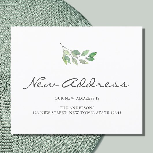 予算新住所の引越し案内