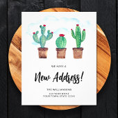 予算新住所の引越し案内 チラシ