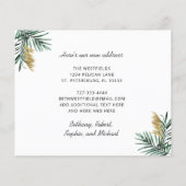 予算新住所フロリダ地図ビーチ移動カード (裏面)