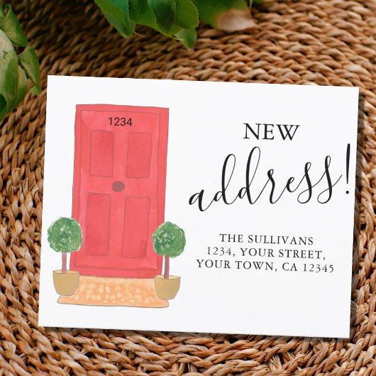 予算新住所フロントドアの引越し案内