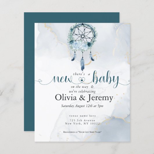 予算新生児オンザウェイティール(緑がかった色)DreamCatcher (正面/裏面)