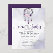 予算新生児オンザウェイパープルドリームキャッチャー (正面/裏面)