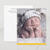 予算新生児写真の発表カスタム (正面/裏面)