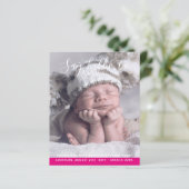 予算新生児写真の発表カスタム (スタンド正面)