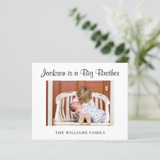 予算新生児写真誕生のお知らせ (スタンド正面)