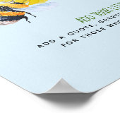 予算新生児写真贈り物ひまわりミツバチ ポスター (角)