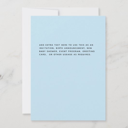 予算新生児写真贈り物ひまわりミツバチ 招待状 (裏面)