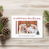 予算新生児我々は追加した応援クリスマスカード