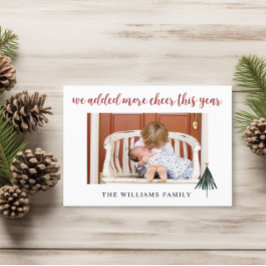 予算新生児我々は追加した応援クリスマスカード