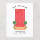 予算新規所在地レッドドアの引越し案内 (正面)