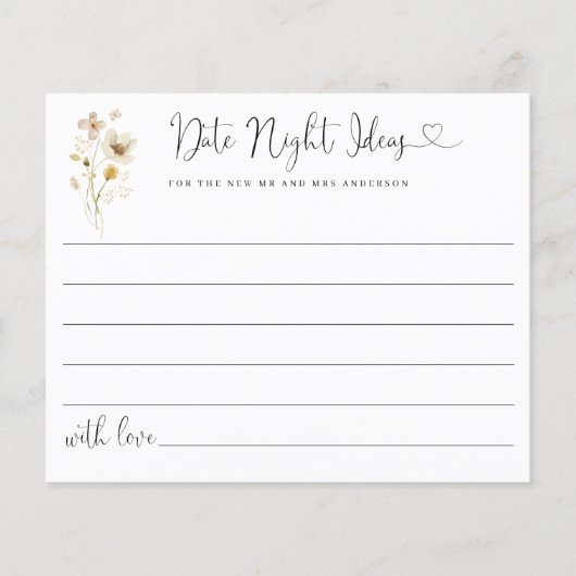 予算日エレガント夜アイディアワイルドフラワーフローラ (正面)