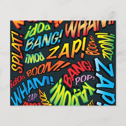 予算日付の保存おもしろいレトロ漫画ブックアーポップ・アートのト (裏面)