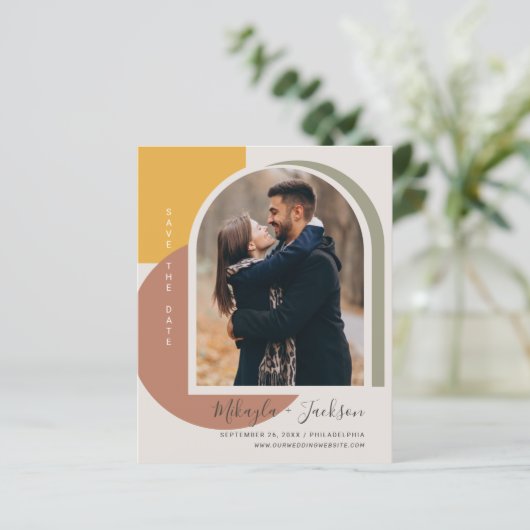 予算日付の保存はっきりした抽象芸術アーチ写真 (スタンド正面)