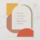 予算日付の保存はっきりした抽象芸術アーチ写真 (裏面)