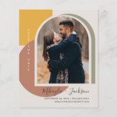 予算日付の保存はっきりした抽象芸術アーチ写真 (正面)