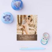 予算日付の保存スクリプトBarn Wood Photo チラシ (シングル)