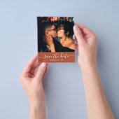 予算日付の保存スクリプトTerraCottaフォトフライヤー チラシ (手)