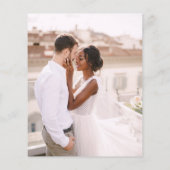 予算日付の保存フォト写真結婚 (裏面)