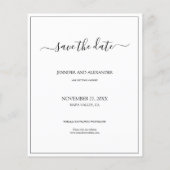 予算日付の保存6フォトコラージュタイポグラフィ (裏面)