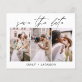 予算日付を保存3写真エレガントモダン チラシ (正面)