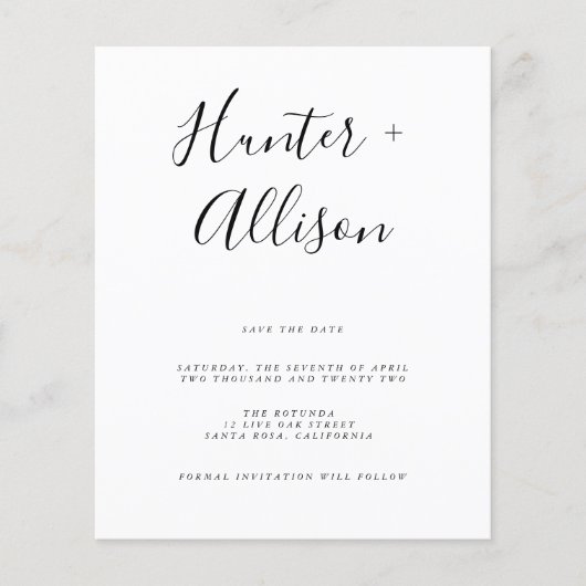 予算日付フライヤーの保存 チラシ (正面)