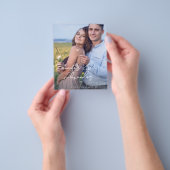 予算日付名を保モダン存する写真VerticalV3 チラシ (手)