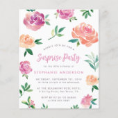 予算春バラサプライズ誕生日パーティー (正面)