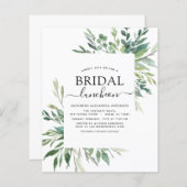 予算春ブライダルシャワーランチョングリーナリー (正面/裏面)