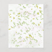 予算春写真ウェディング日付の保存 (裏面)