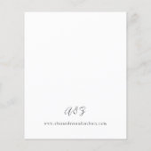 予算春数々のカラー花模様結婚 (裏面)