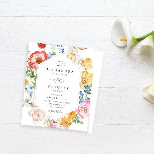 予算春数々のカラー花模様結婚