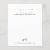 予算春数々のカラー花模様詳細 (裏面)