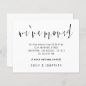 予算書新しい住所を移動 (正面/裏面)