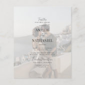 予算書道アンパサンドはっきりした2写真結婚の (裏面)