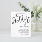 予算書道台本ブラック&ホワイト結婚ズ (スタンド正面)