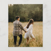 予算書道QRコードネイビーブルーブライダルシャワー (裏面)