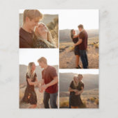 予算書道QRコードフォトウェディングシャワー (裏面)