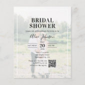 予算書道QRコードブライダルシャワー (正面)