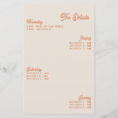 予算最後のディスコの日程バチェロレッテ (裏面)