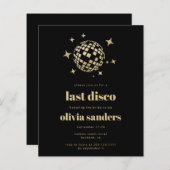 予算最後のディスコバチェロレッテ招待状 (正面/裏面)