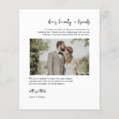 予算最高の日の写真サンキューカード チラシ (裏面)