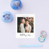 予算最高の日の写真サンキューカード チラシ (シングル)